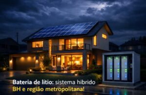Bateria de lítio: sistema híbrido BH e região metropolitana!