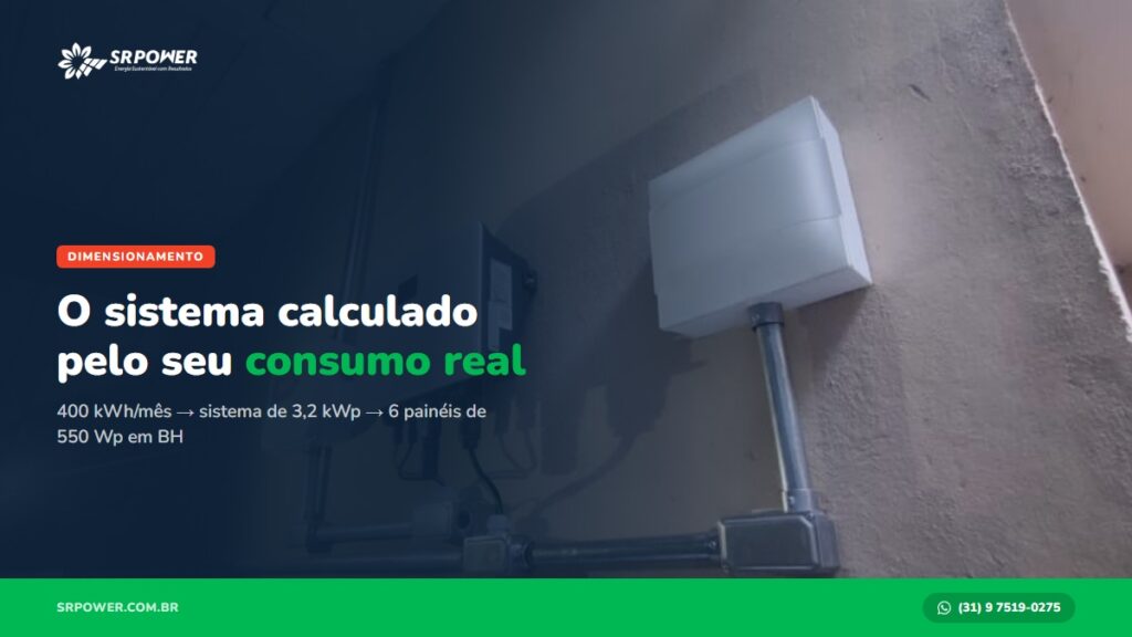 Energia solar em Belo Horizonte - SR Power | dimensionamento sistema solar bh
