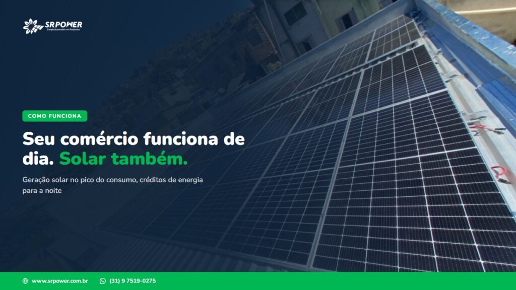 Energia solar em Belo Horizonte - SR Power | supermercado comercio energia solar bh