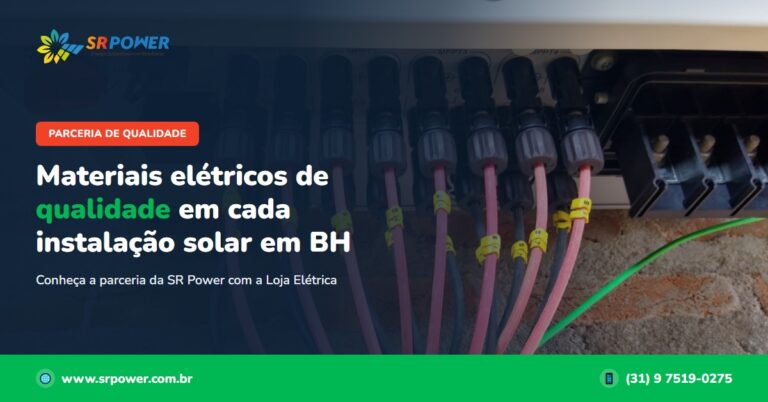 Energia solar em Belo Horizonte - SR Power | sr power loja eletrica parceria