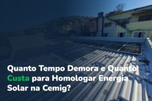 Energia solar em Belo Horizonte - SR Power | prazo custo homologacao energia solar cemig bh